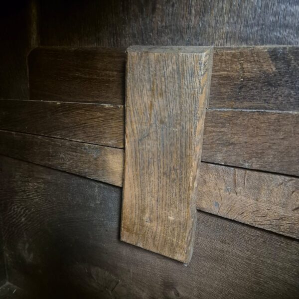 Kast Kledingkast Biedermeier 1820 Eiken - Afbeelding 10