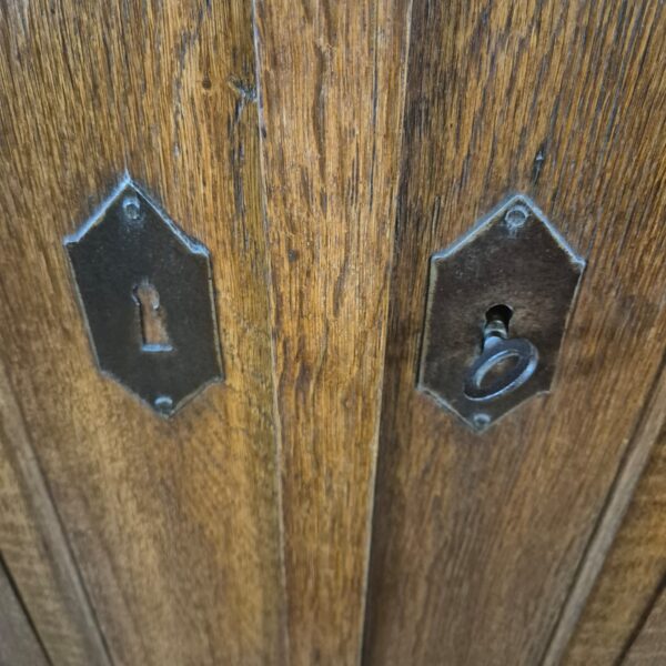 Kast Kledingkast Biedermeier 1820 Eiken - Afbeelding 5