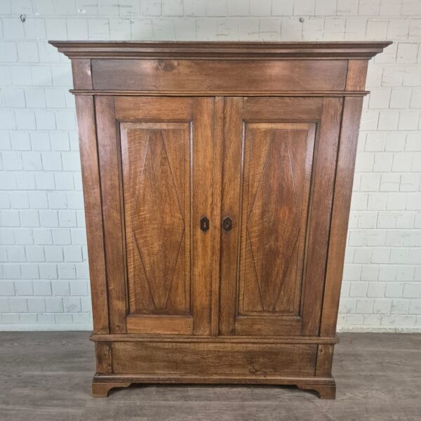 Kast Kledingkast Biedermeier 1820 Eiken - Afbeelding 2