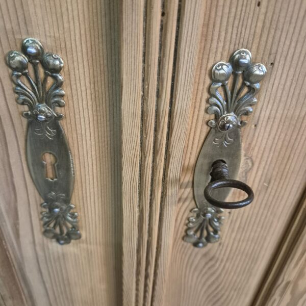 Kast Kledingkast Jugendstil 1910 Grenen - Afbeelding 7