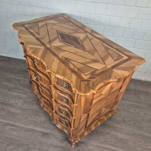 Barokcommode Commode Barok 1780 Noten - Afbeelding 3