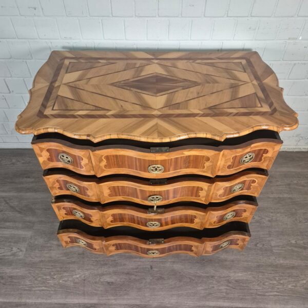 Barokcommode Commode Barok 1780 Noten - Afbeelding 13