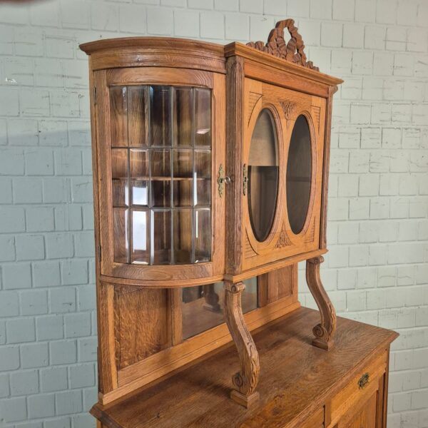 Buffetkast Kast Jugendstil 1910 Eiken - Afbeelding 5