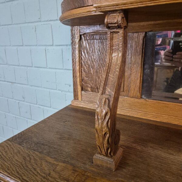 Buffetkast Kast Jugendstil 1910 Eiken - Afbeelding 10