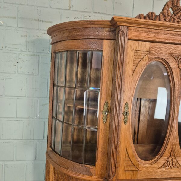 Buffetkast Kast Jugendstil 1910 Eiken - Afbeelding 8