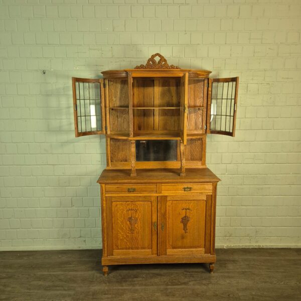 Buffetkast Kast Jugendstil 1910 Eiken - Afbeelding 12