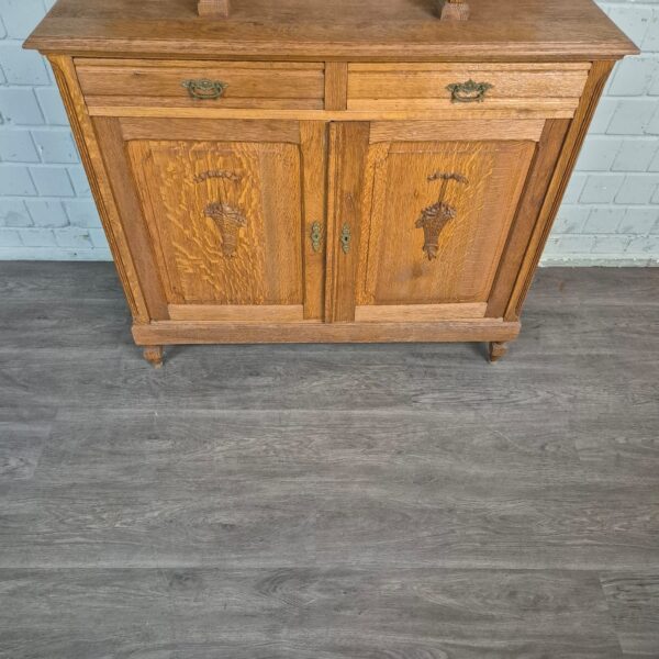 Buffetkast Kast Jugendstil 1910 Eiken - Afbeelding 4