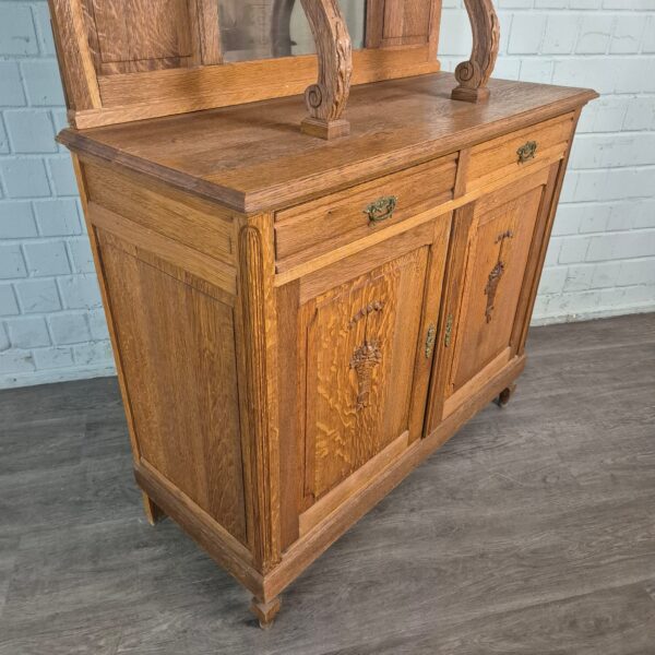 Buffetkast Kast Jugendstil 1910 Eiken - Afbeelding 6
