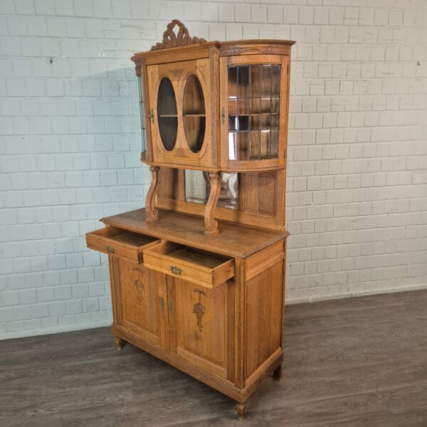 Buffetkast Kast Jugendstil 1910 Eiken - Afbeelding 15