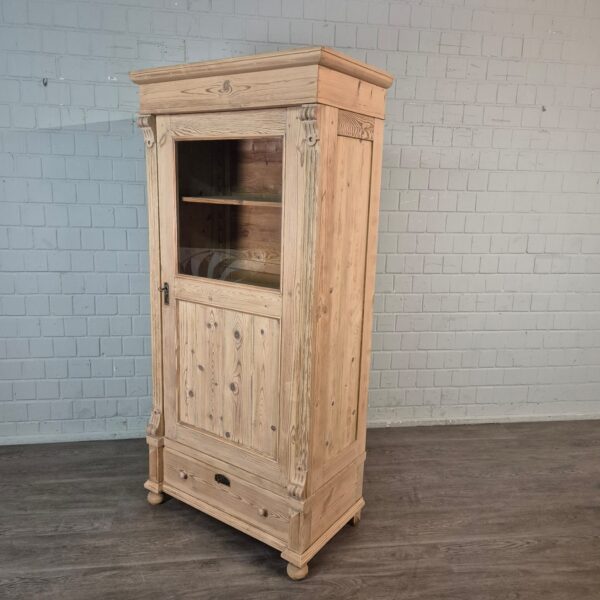 Vitrine Servieskast Gründerzeit 1880 Grenen - Afbeelding 3