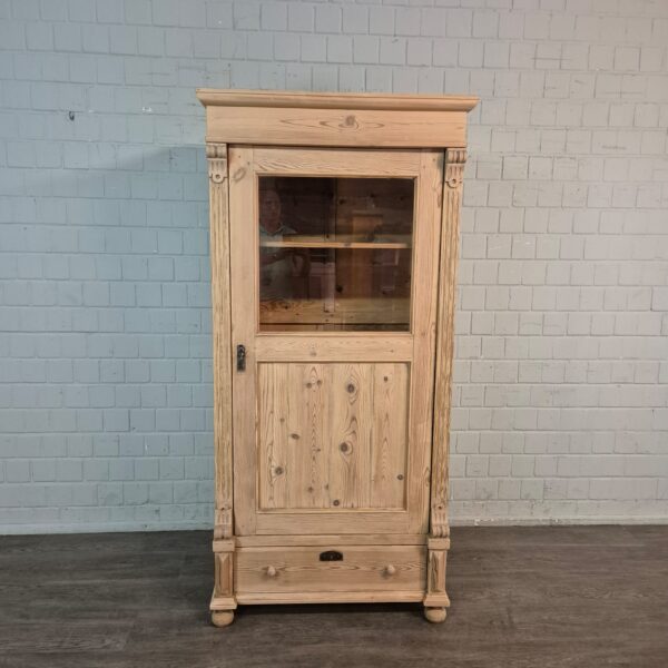 Vitrine Servieskast Gründerzeit 1880 Grenen - Afbeelding 2