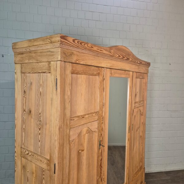 Kast Kledingkast Jugendstil 1910 Grenen - Afbeelding 4