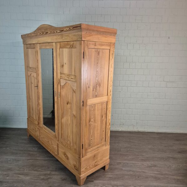 Kast Kledingkast Jugendstil 1910 Grenen - Afbeelding 3