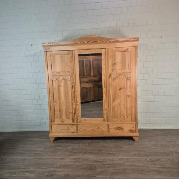 Kast Kledingkast Jugendstil 1910 Grenen - Afbeelding 2