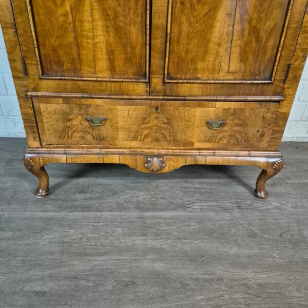 Kast Kledingkast Biedermeier 1800 Noten - Afbeelding 6