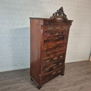 Secretaire Louis Philippe 1860 Mahonie