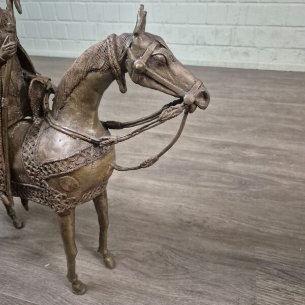 Beelden Decoratie Ruiter-Set Brons Antiek 1860 - Afbeelding 15