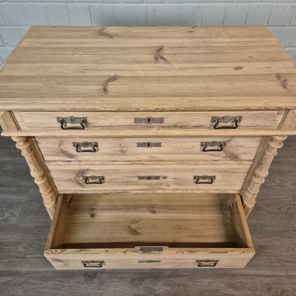 Commode Gründerzeit 1880 Grenen - Afbeelding 8