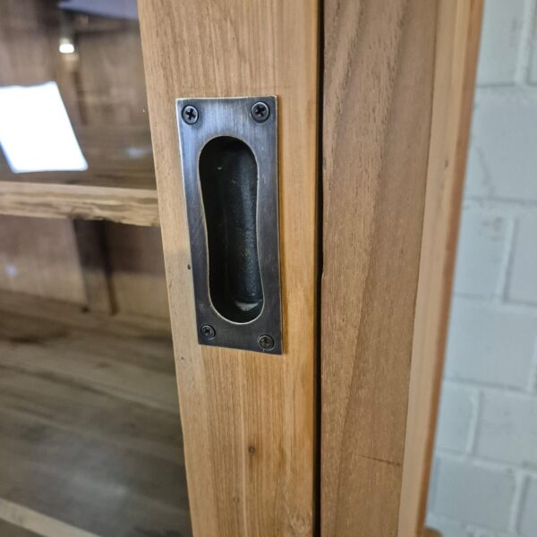 Vitrine Boekenkast Teak 1,50 m - Afbeelding 7