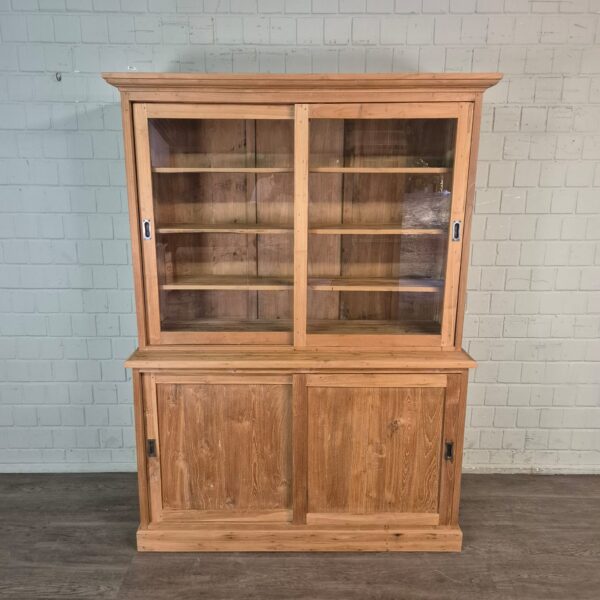 Vitrine Boekenkast Teak 1,50 m - Afbeelding 2
