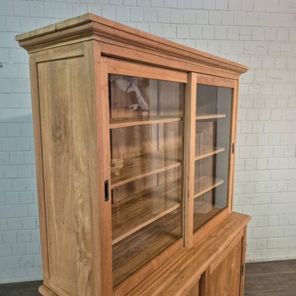 Vitrine Boekenkast Teak 1,50 m - Afbeelding 3
