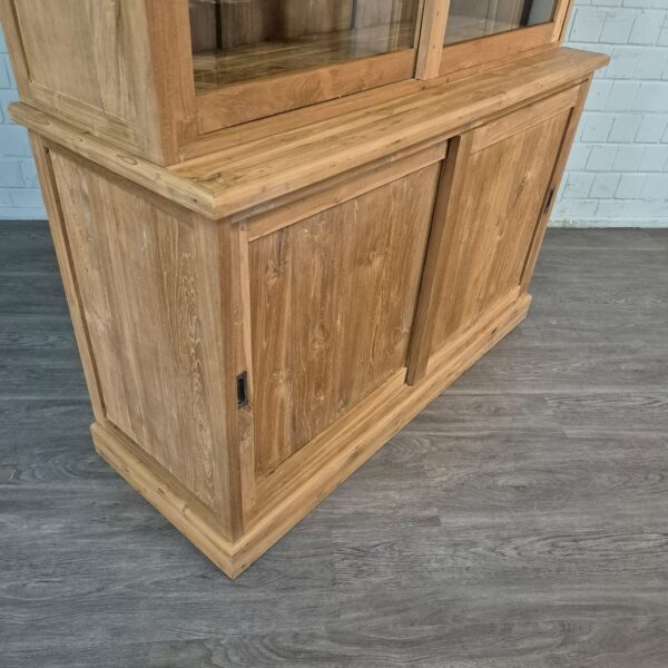 Vitrine Boekenkast Teak 1,50 m - Afbeelding 4