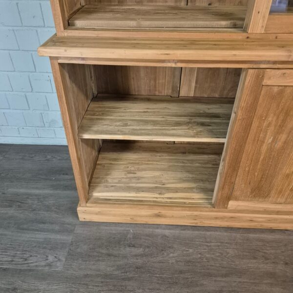 Vitrine Boekenkast Teak 1,50 m - Afbeelding 14