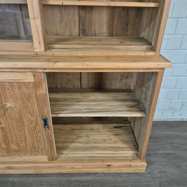 Vitrine Boekenkast Teak 1,50 m - Afbeelding 16