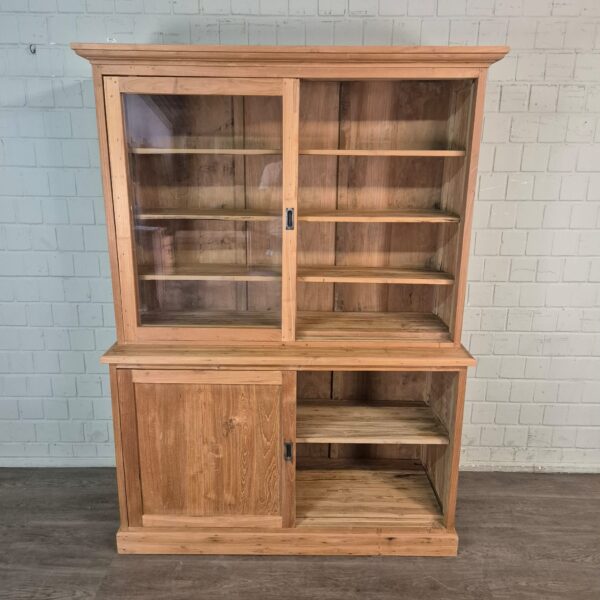 Vitrine Boekenkast Teak 1,50 m - Afbeelding 10