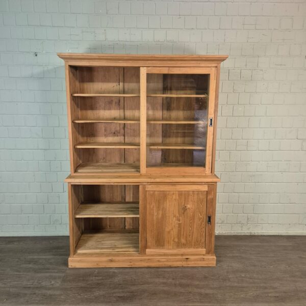 Vitrine Boekenkast Teak 1,50 m - Afbeelding 11