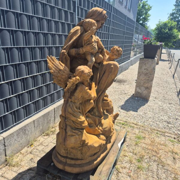 Beeld Tuinbeeld Madonna met Kind Steen 1,75 m - Afbeelding 4