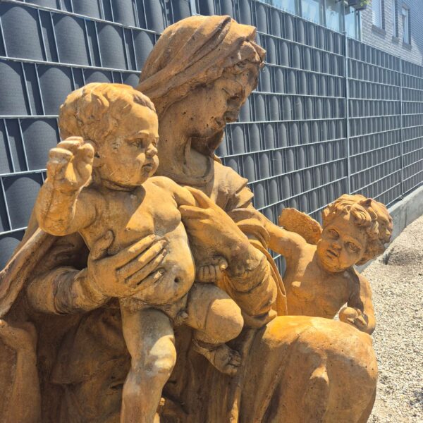 Beeld Tuinbeeld Madonna met Kind Steen 1,75 m - Afbeelding 8