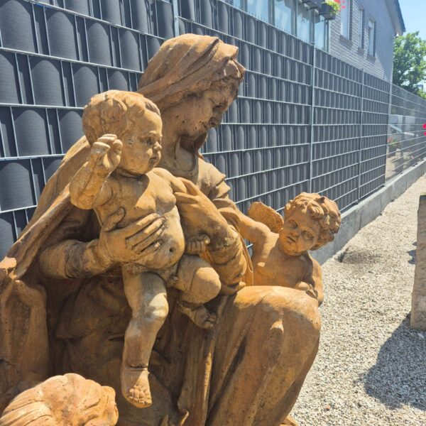 Beeld Tuinbeeld Madonna met Kind Steen 1,75 m - Afbeelding 7