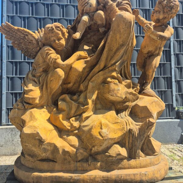Beeld Tuinbeeld Madonna met Kind Steen 1,75 m - Afbeelding 10