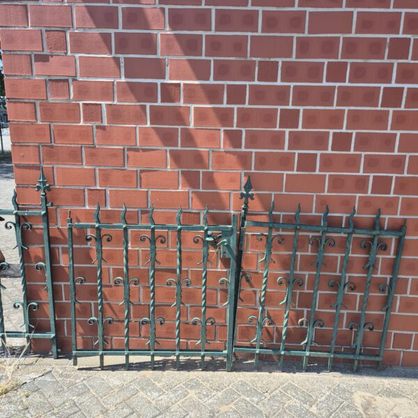 Tuinpoort Poort Gründerzeit 1880 Smeedijzer 2,00 m - Afbeelding 2