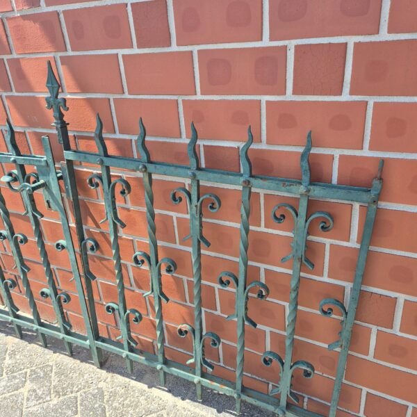 Tuinpoort Poort Gründerzeit 1880 Smeedijzer 2,00 m - Afbeelding 5