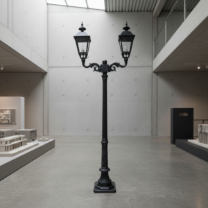 Lantaarn Tuinlamp Aluminium Grijs 2,70 m