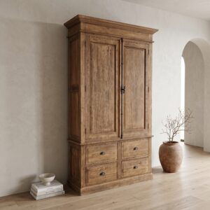 Kledingkast Teak 1,32 m