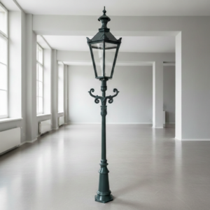 Lantaarn Tuinlamp Aluminium Groen 2,20 m