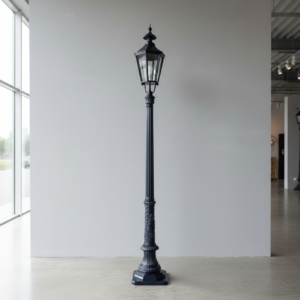 Lantaarn Tuinlamp Aluminium Donkerblauw 2,60 m