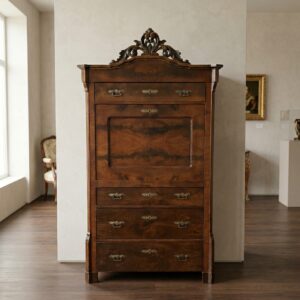 Secretaire Louis Philippe 1860 Mahonie