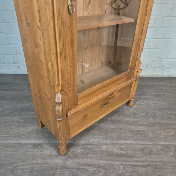 Vitrine Servieskast Louis Philippe 1860 Grenen - Afbeelding 5