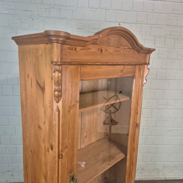 Vitrine Servieskast Louis Philippe 1860 Grenen - Afbeelding 3