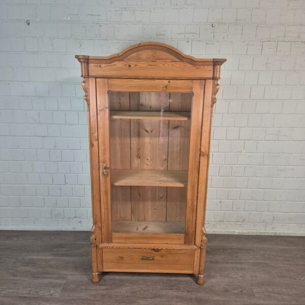 Vitrine Servieskast Louis Philippe 1860 Grenen - Afbeelding 2