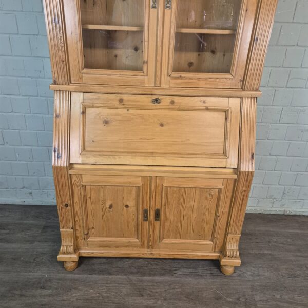 Secretaire Vitrine 1,00 m Grenen - Afbeelding 5