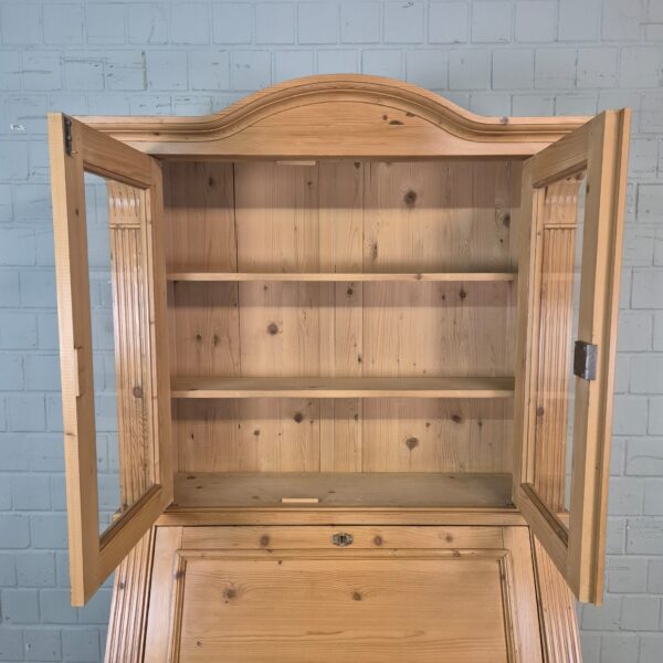 Secretaire Vitrine 1,00 m Grenen - Afbeelding 12