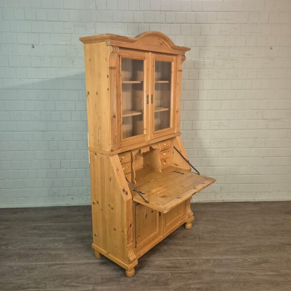 Secretaire Vitrine 1,00 m Grenen - Afbeelding 6