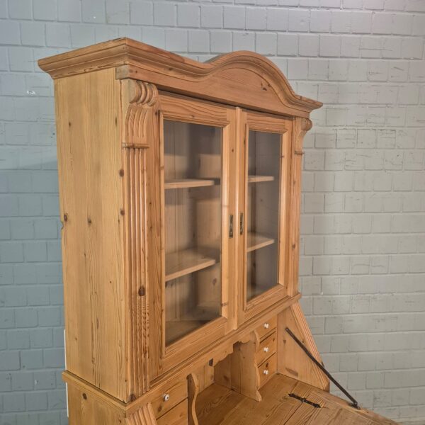 Secretaire Vitrine 1,00 m Grenen - Afbeelding 7
