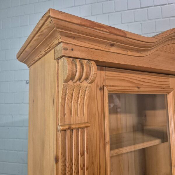 Secretaire Vitrine 1,00 m Grenen - Afbeelding 8