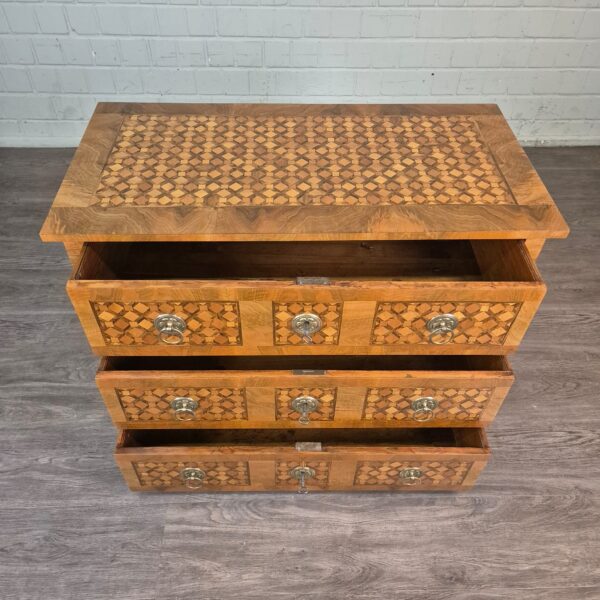 Commode Biedermeier 1820 Noten - Afbeelding 7